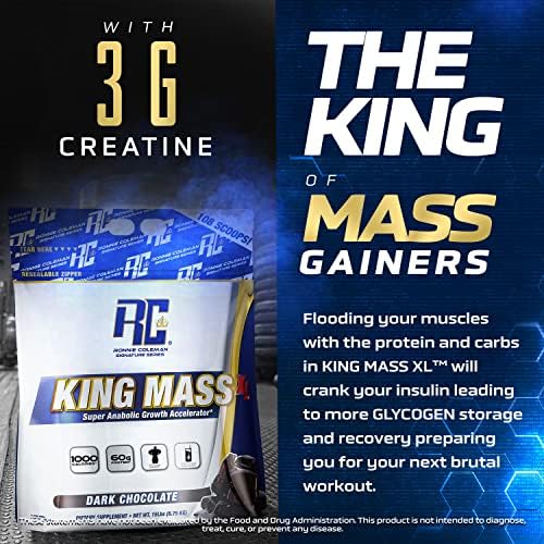 Ronnie Coleman Signature Series King Mass XL Protein Powder, Weight and Muscle Gainer Ronnie Coleman Signature Series uk supplements
