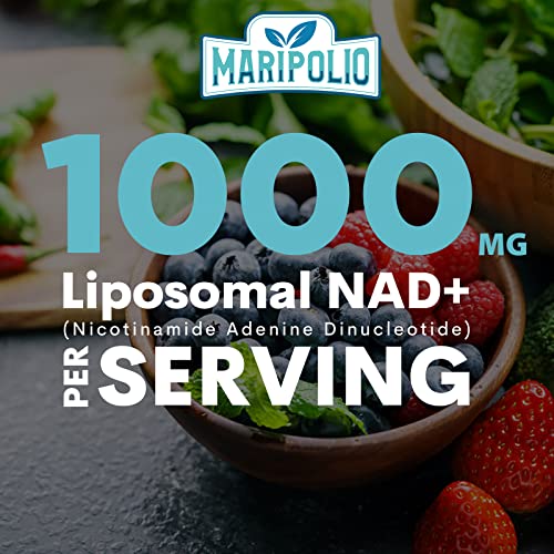 Liposomal NAD+ Supplement 1000 mg | Highest NAD Pontecy | Max Absorption | Pure NAD Maripolio uk supplements
