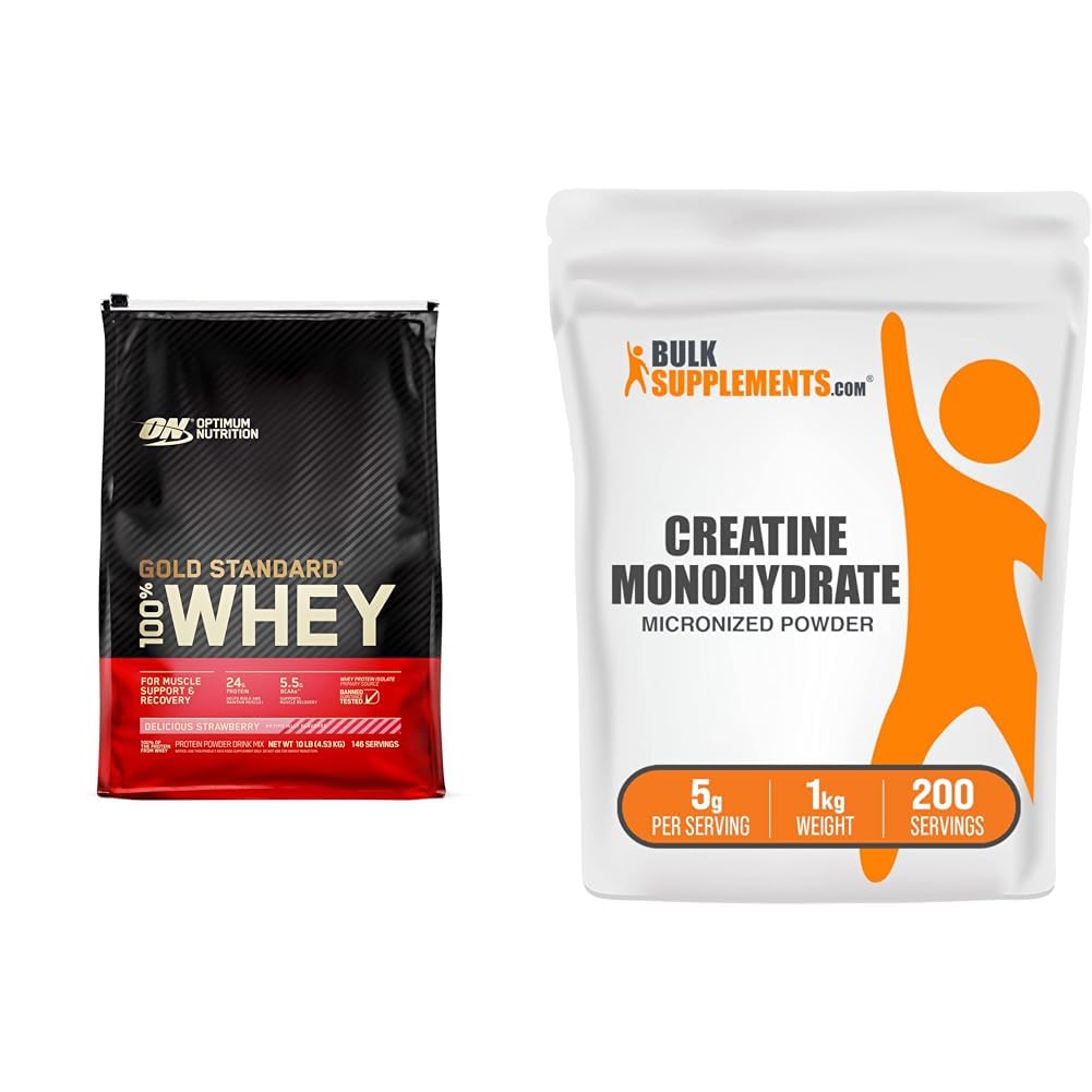 Optimum Nutrition Gold Standard 100% Whey Protein Powder, Delicious Strawberry Optimum Nutrition uk supplements