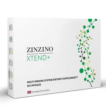 Zinzino Xtend + - Multi Immune Supplement - Essential Vitamins, Minerals & Vitamin C for Immune Support, Energy & Focus - 60 Capsules ZINZINO uk supplements