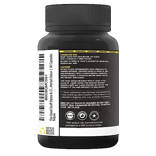The Good Stuff Detox & Cleanse | Powerful Complete Internal Cleansing Formula | Professionally Epic Organicum uk supplements