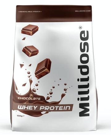 Millidose Chocolate Whey Protein Powder - 1kg of High-Protein Blend with 36g per Serving Generic uk supplements