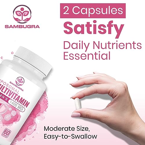 Liposomal Multivitamin for Women 1400MG - Womens Daily Multi Vitamins Supplements Sambugra uk supplements