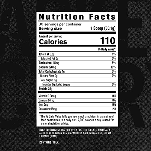 Jacked Factory Authentic ISO Grass Fed Whey Protein Isolate Powder - Low Carb Jacked Factory uk supplements