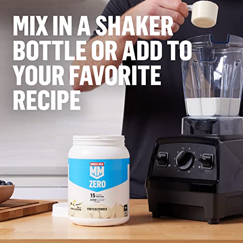 Muscle Milk ZERO, 100 Calorie Protein Powder, Vanilla, 15g Protein, 1.65 Pound, 25 Servings Muscle Milk uk supplements