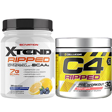 Cellucor C4 Ripped Pre Workout Powder + Fat Burner, Cherry Limeade, 30 Servings Cellucor uk supplements