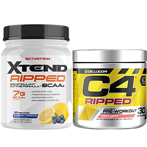 Cellucor C4 Ripped Pre Workout Powder + Fat Burner, Cherry Limeade, 30 Servings Cellucor uk supplements