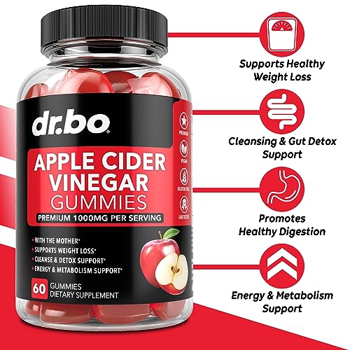 ACV Apple Cider Vinegar Gummies - Natural Support for Advanced Weight DR. BO uk supplements