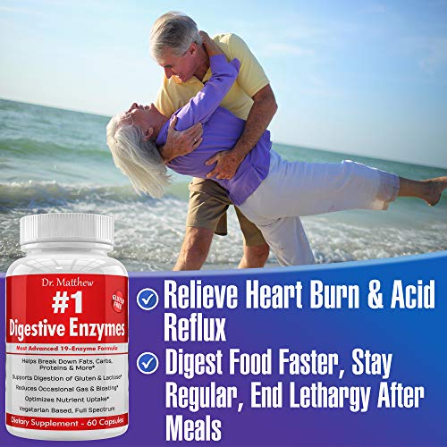 Best Digestive Enzymes for Women & Men with Lactase Lipase Amylase Dr. Matthew uk supplements