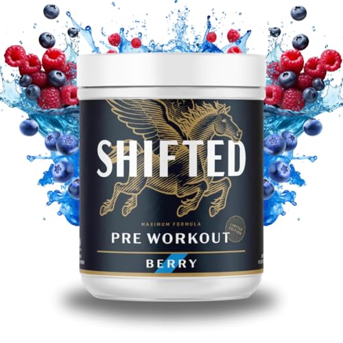 SHIFTED Maximum Pre Workout Powder, Energy & Focus Supplement with Creatine Monohydrate SHIFTED uk supplements