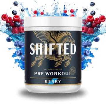 SHIFTED Maximum Pre Workout Powder, Energy & Focus Supplement with Creatine Monohydrate SHIFTED uk supplements