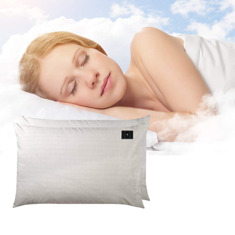 ibowee Grounding Piowcase 2 Pack, Conductive Pillowcase with US Cord for Natural Wellness ibowee uk supplements