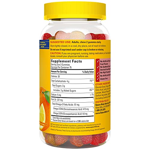 Nature Made Fish Oil Gummies, Omega 3 Fish Oil Supplements, Healthy Heart Support Nature Made uk supplements