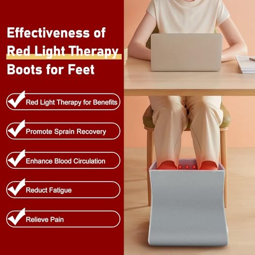 Red Light Therapy for Foot - Red Light Therapy Wrap, Near Infrared Red Light Therapy Device icerattletra uk supplements