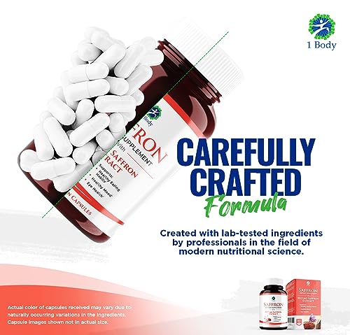 1 Body Saffron Extract 8825 – Antioxidant & Mood Support Saffron Supplement 1 Body uk supplements