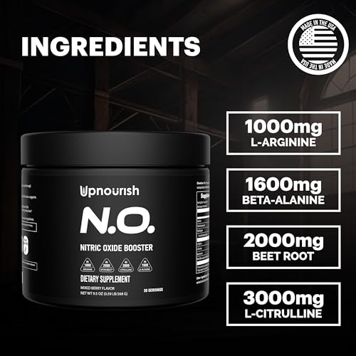UpNourish Beet Root Powder Nitric Oxide Booster - L arginine L Citrulline Supplements UpNourish uk supplements