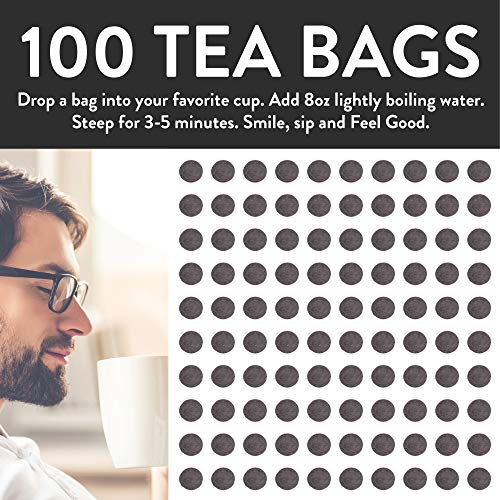 FGO Organic Assam Tea, Eco-Conscious Tea Bags, 100 Count, Packaging May Vary FGO uk supplements