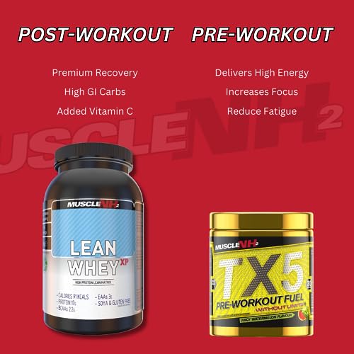 MuscleNh2 Lean Whey XP Diet Whey Protein Powder, Low Fat and Sugar, High Protein MuscleNh2 uk supplements