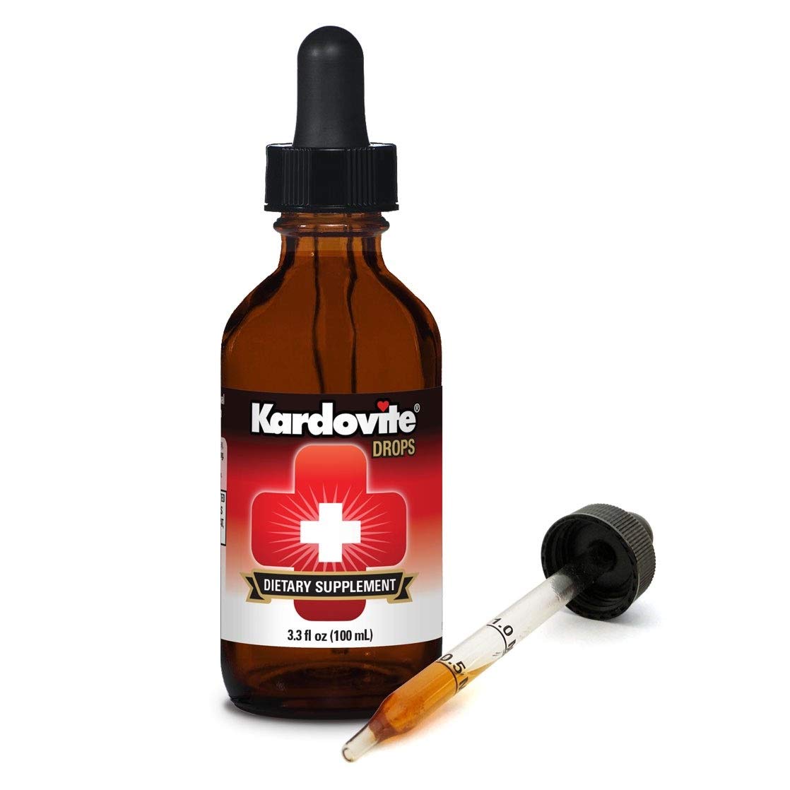Kardovite Herbal Circulation Support Drops 100ml | Supports Circulatory Wellness with Hawthorn, Garlic, Ginkgo, Cayenne, Milk Thistle, Bilberry & Valerian | Supports Vitality & Daily Wellness Kardovite uk supplements