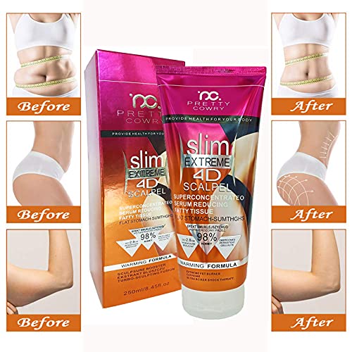 MYSHELL Hot Cream, Fat Burner Sweat Cream,Slimming Cream 250ml,Cellulite Treatment MYSHELL uk supplements
