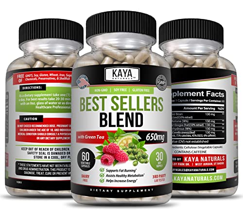 Kaya Naturals Best Sellers Blend - Increase Energy to Burn Belly Fat | Improve Healthy Kaya Naturals uk supplements