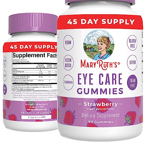 MaryRuth's Eye Care Gummies | Zeaxanthin and Lutein | 45 Day Supply MaryRuth Organics uk supplements