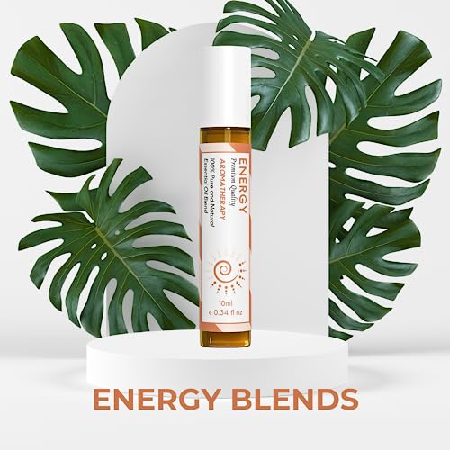 Benatu Energy Essential Oil Roll On Blend (with Clove, Lemon, Grapefruit Oil)- Travel Size Relaxing Roller benatu uk supplements