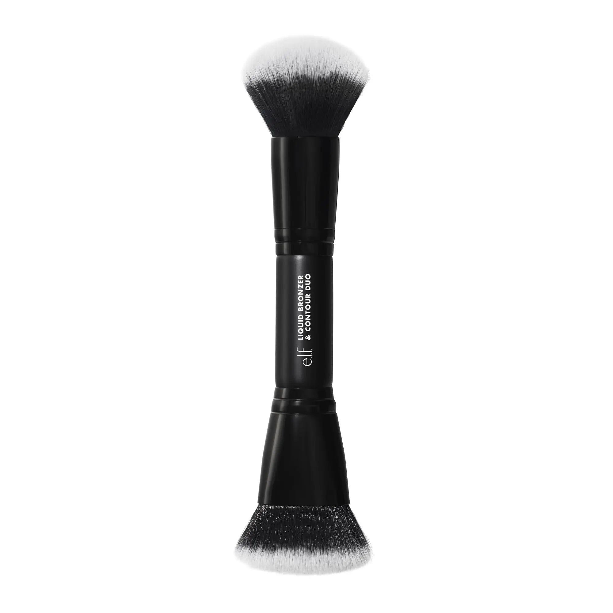 e.l.f. Liquid Bronzer & Contour Duo Brush, Silky Highly Pigmented Formula with Dual-ended Makeup Brush, Synthetic Bristles, 100% Vegan and Cruelty-Free e.l.f. uk supplements