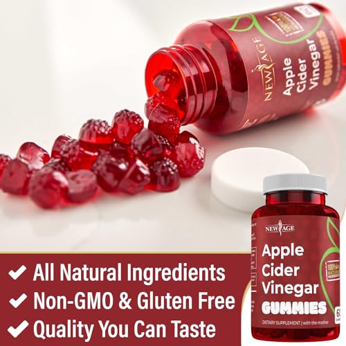 NEW AGE Apple Cider Vinegar Gummies 2-Pack - 120 Count - Immunity & Detox NEW AGE uk supplements