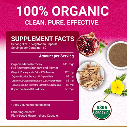 Menopause Supplements for Women - USDA Organic | Menopause Support | Female Hormone True Veda uk supplements
