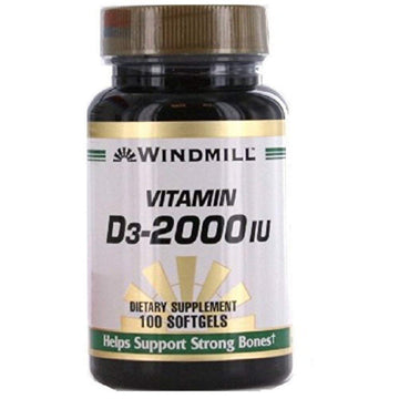 Nature Made Vitamin D3 2000 IU Tablets 100 ea (Pack of 2) Nature Made uk supplements
