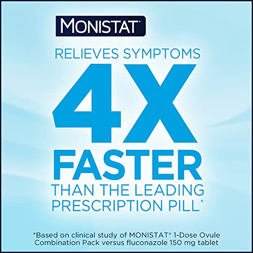 Monistat 1 Day Yeast Infection Treatment for Women, 1 Miconazole Ovule Insert & External Monistat Anti-Itch Monistat uk supplements