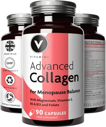 Premium Advanced Collagen Capsules for Menopause and Perimenopause V Vitamini uk supplements