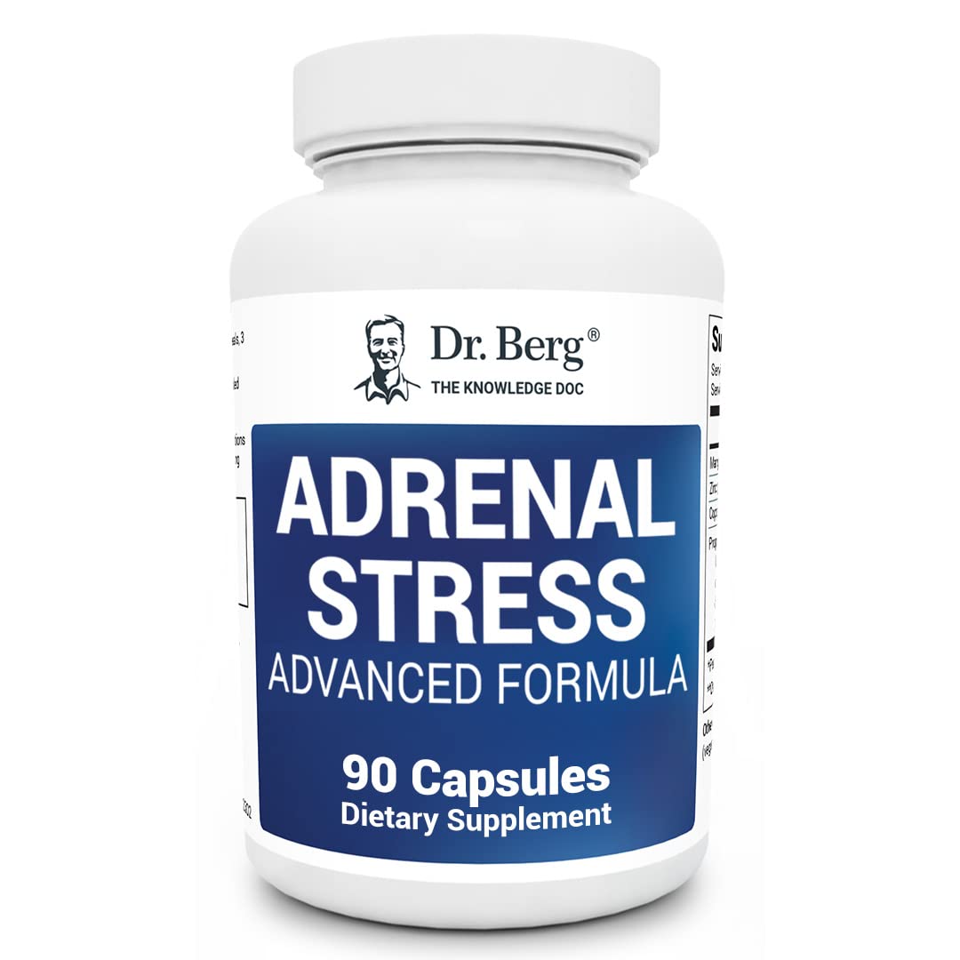 Dr. Berg’s Adrenal Stress Advanced Formula - Adrenal Support Supplements for Stress Dr. Berg Nutritionals uk supplements