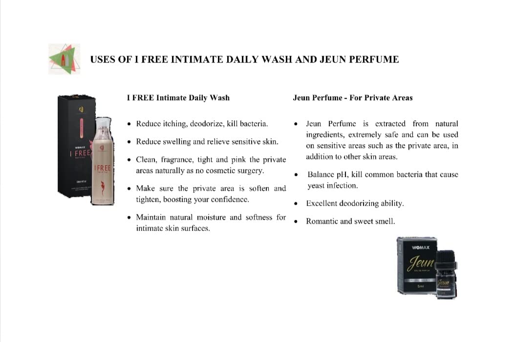 MATXI S.G Combo IFree -Daily Intimate Wash- Feminine Care Wash 120ml & Inner Perfume Jeun 5ml MATXI S.G uk supplements