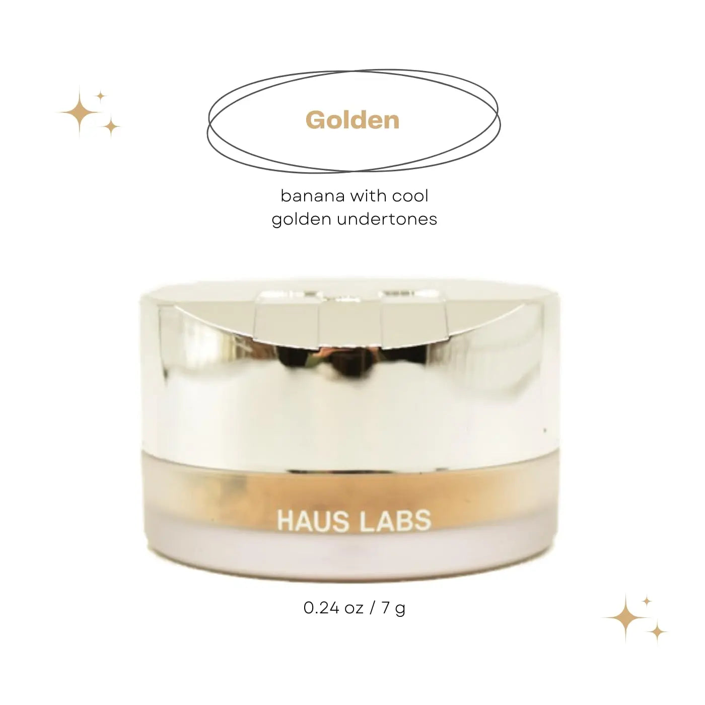 HAUS LABS BY LADY GAGA Bio-Blurring Talc-Free Loose Setting Powder Golden Haus Laboratories uk supplements