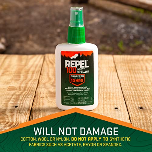 Repel 100 Insect Repellent, Pump Spray, 4-Fluid Ounces, 10-Hour Protec Repel uk supplements