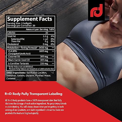 R+D Body Super Tone - Extreme CLA Supplement for Muscle Preservation, Enhanced Body R+D Body uk supplements