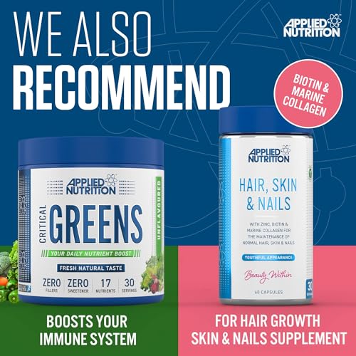 Applied Nutrition Collagen Peptides Powder - Hydrolysed Bovine Collagen Protein, Halal, Healthy Skin, Hair, Nails (Unflavoured) (300g - 15 Servings) Applied Nutrition uk supplements