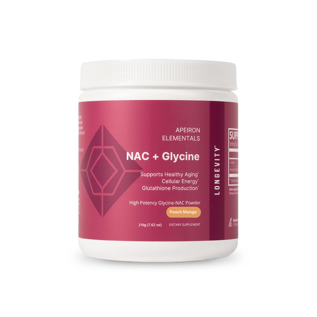 Apeiron Elementals NAC + Glycine Powder - 2500mg - Glutathione Production, Immune Support, & Cellular Energy Apeiron Elementals uk supplements