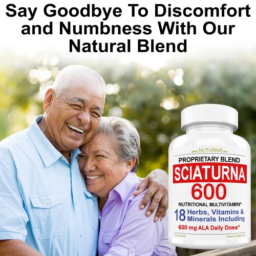 Sciatica Supplement with 600 mg Alpha Lipoic Acid - Sciatic Nerve Support Nuturna uk supplements