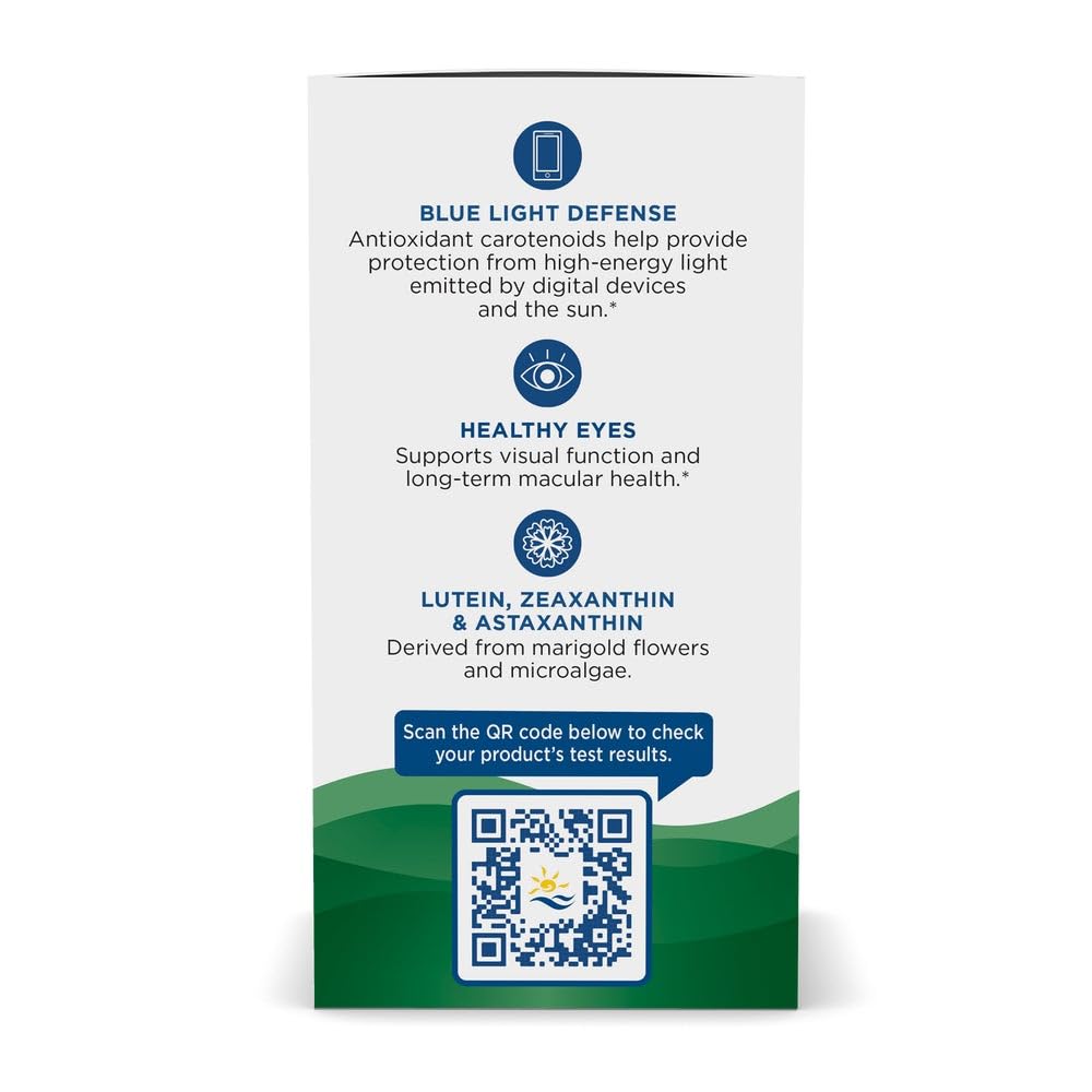 Nordic Naturals Blue Light Defense - 60 Soft Gels - Four Phytonutrients with Complementary Antioxidant Capacities - Supports Retinal Health, Visual Function - Non-GMO - 60 Servings Nordic Naturals uk supplements