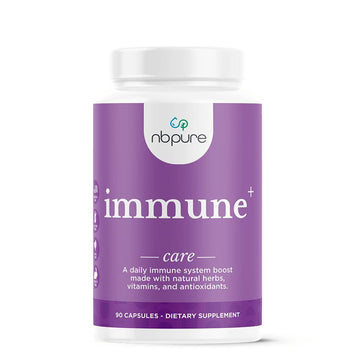 nbpure Immune+ Daily Immune System Supplement Boost, Immunity Supplement, 90 Count nbpure uk supplements