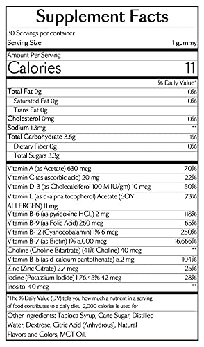 VEGAMOUR GRO Biotin Gummies, Strawberry Flavor with 5000 mcg Biotin, Supports VEGAMOUR uk supplements