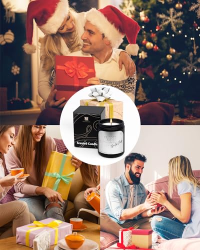 Aromatherapy Candle, Handcrafted with Natural Soy Wax and Essential Oils for Home Scented Dexun Glow uk supplements