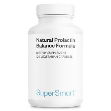 Supersmart - Natural Prolactin Balance Formula - with p5p Vitamin B6, Maca Root, Ashwagandha | Gluten Free - 120 Vegetarian Capsules Supersmart uk supplements