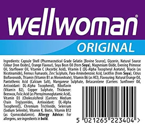 Vitabiotics Wellwoman Wellwoman 90 Tablets Wellwoman uk supplements