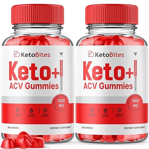 (2 Pack) Keto Bites ACV Gummies, KetoBites Keto ACV Gummies Advanced Weight Loss Fyvus uk supplements