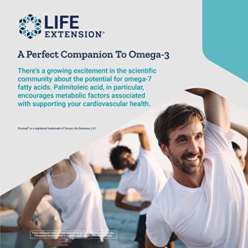 Provinal Purified Omega-7 - Daily Essential Omega 7 Fatty Acids Supplement, Palmitoleic Life Extension uk supplements