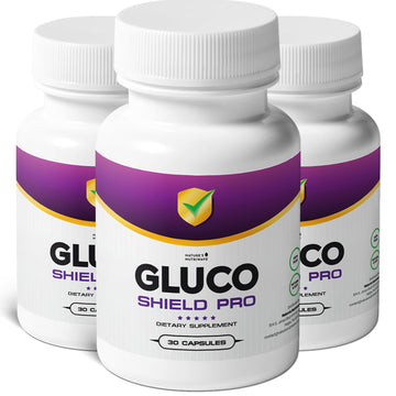 GlucoShield Pro - Natural Supplement with Vitamins B1, B2, B6, Magnesium, Zinc & Calcium | Non-GMO, Stimulant-Free, Easy-to-Take | Made in the USA, GMP-Certified | 30 Capsules, 3 Month Supply Nature’s NutriWave uk supplements